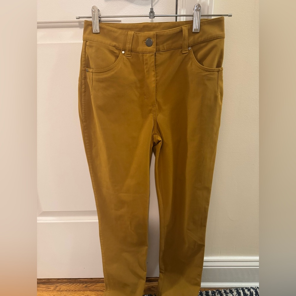Lululemon Size 2 Mustard Yellow Pants